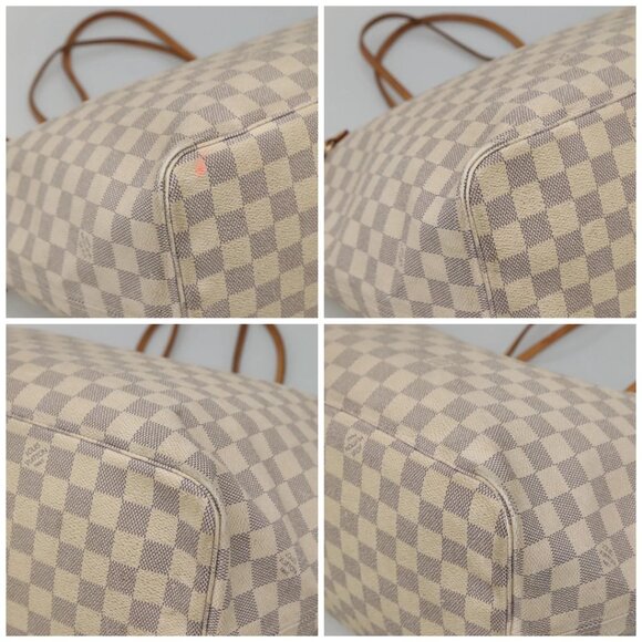 LOUIS VUITTON Damier Azur Neverfull GM Tote Bag - Picture 14 of 14